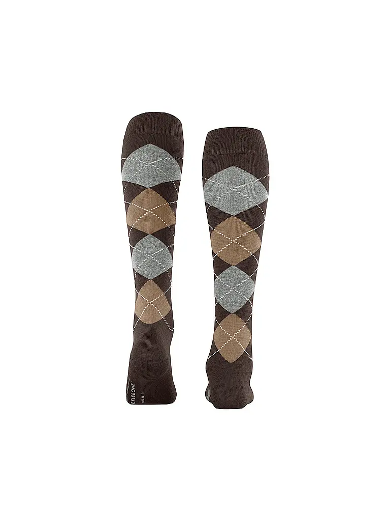 BURLINGTON | Damen Kniestrümpfe MARYLEBONE dark brown | 