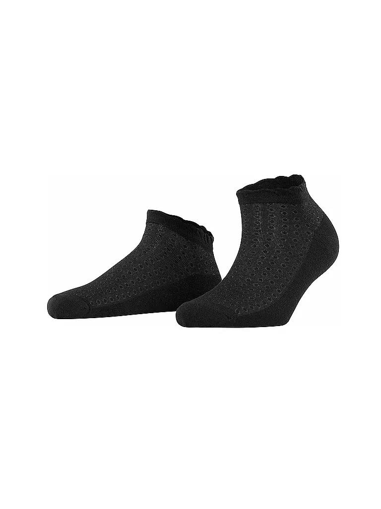 BURLINGTON | Damen Sneaker Socken MONTROSE 36-41 black | schwarz