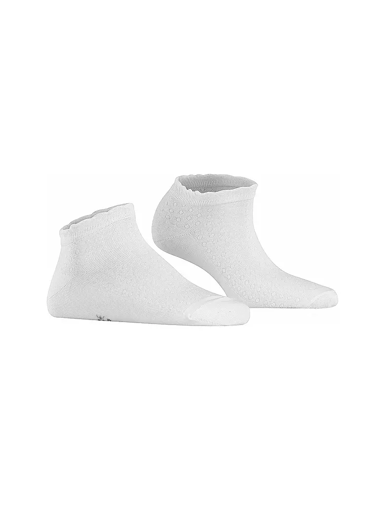 BURLINGTON | Damen Sneaker Socken MONTROSE 36-41 white | weiss