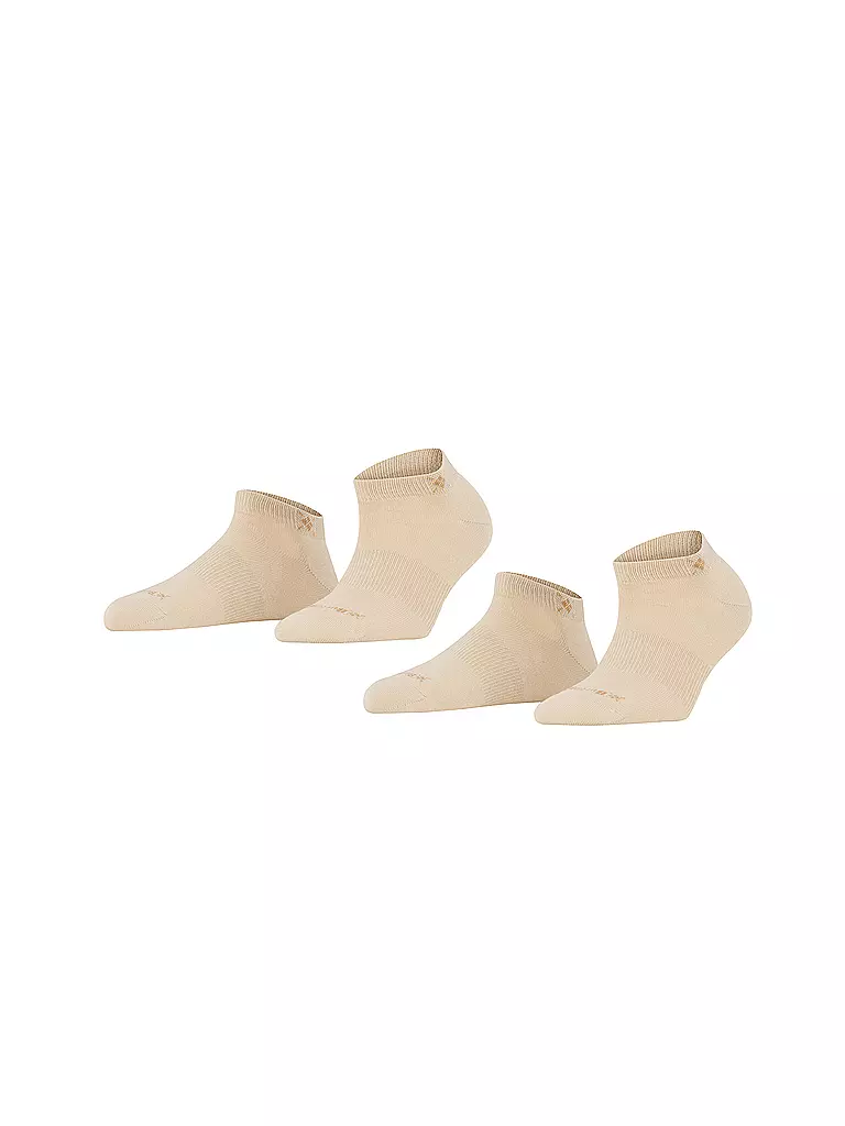 BURLINGTON | Damen Sneaker-Socken 2er Pkg. EVERYDAY 36-41 sandstone | grün