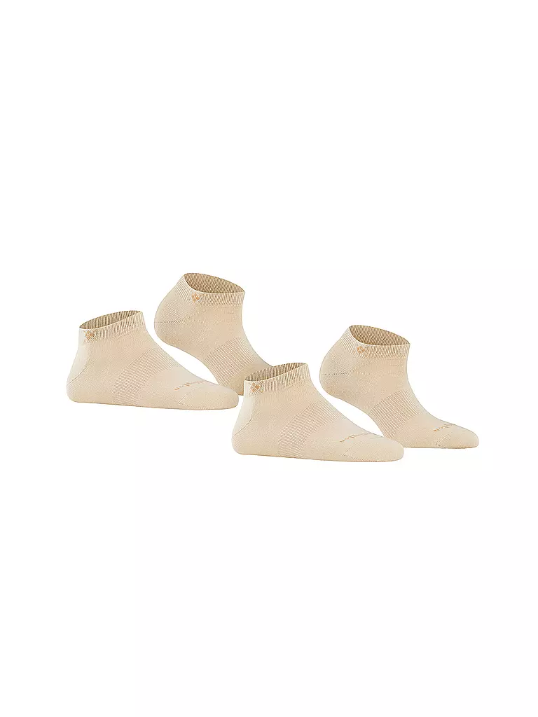 BURLINGTON | Damen Sneaker-Socken 2er Pkg. EVERYDAY 36-41 sandstone | grün