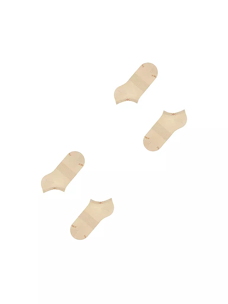BURLINGTON | Damen Sneaker-Socken 2er Pkg. EVERYDAY 36-41 sandstone | grün