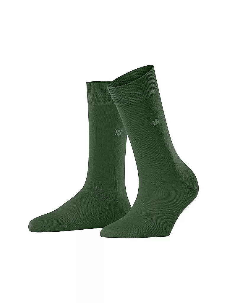 BURLINGTON | Damen Socken BLOOMSBURY 36-41 asparagus | dunkelgrün