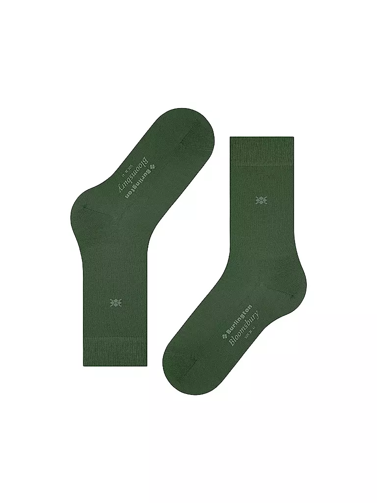 BURLINGTON | Damen Socken BLOOMSBURY 36-41 asparagus | dunkelgrün