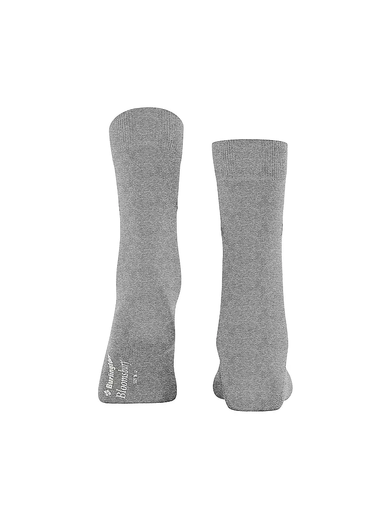 BURLINGTON | Damen Socken BLOOMSBURY 36-41 light grey | dunkelblau