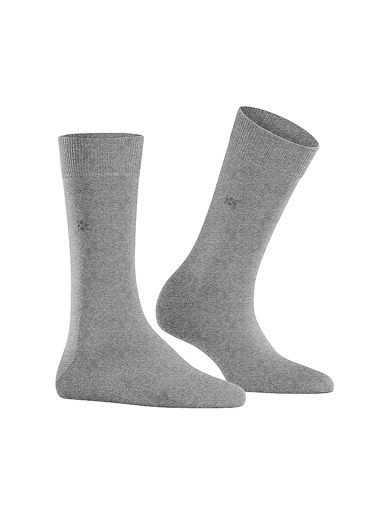 BURLINGTON | Damen Socken BLOOMSBURY 36-41 light grey | dunkelblau