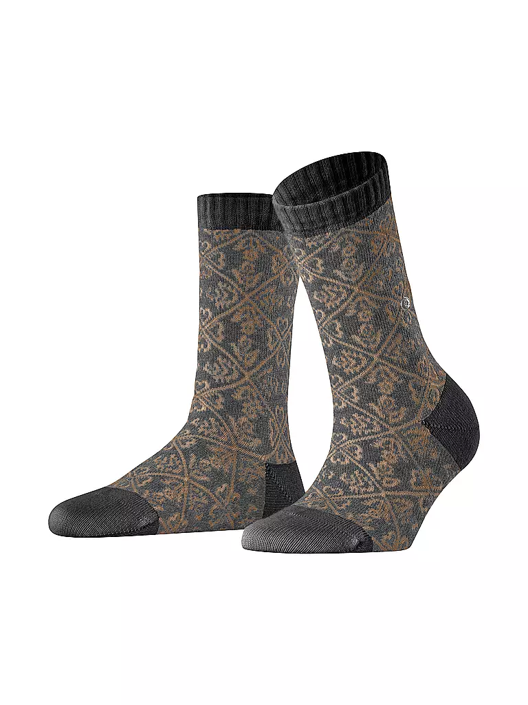 BURLINGTON | Damen Socken COTTAGE KNIT 36-41 carbon melange | grau
