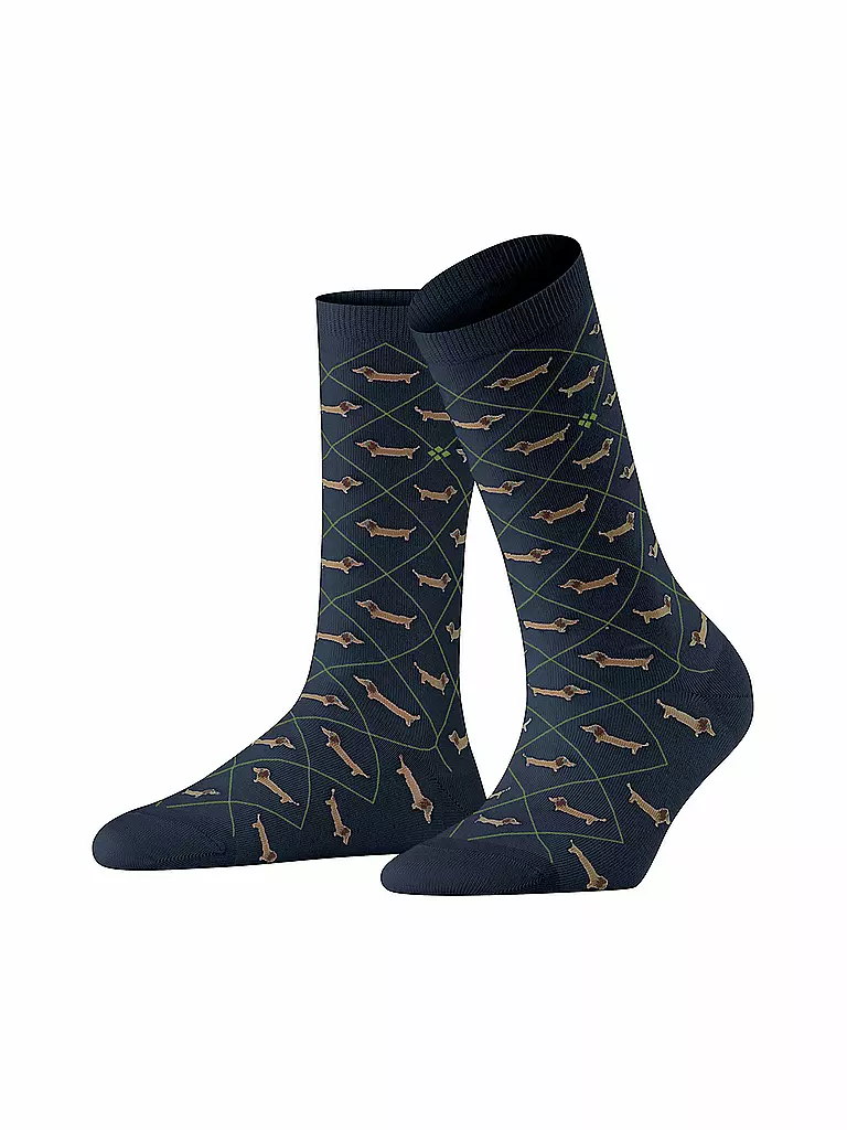 BURLINGTON | Damen Socken DACHSHUND 36-41 marine | blau