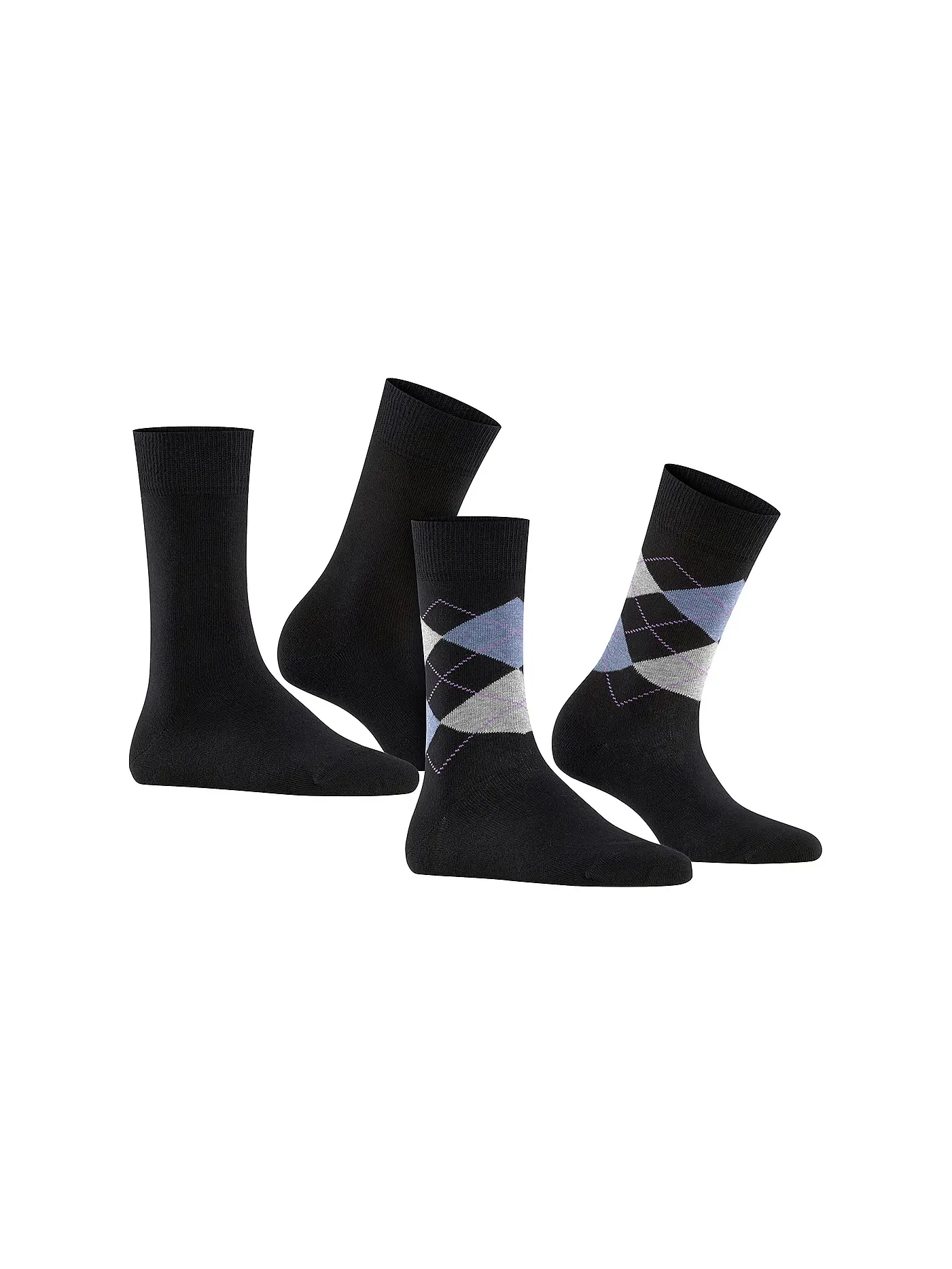 BURLINGTON | Damen Socken EVERYDAY 2-er Pkg 36-41 black | schwarz