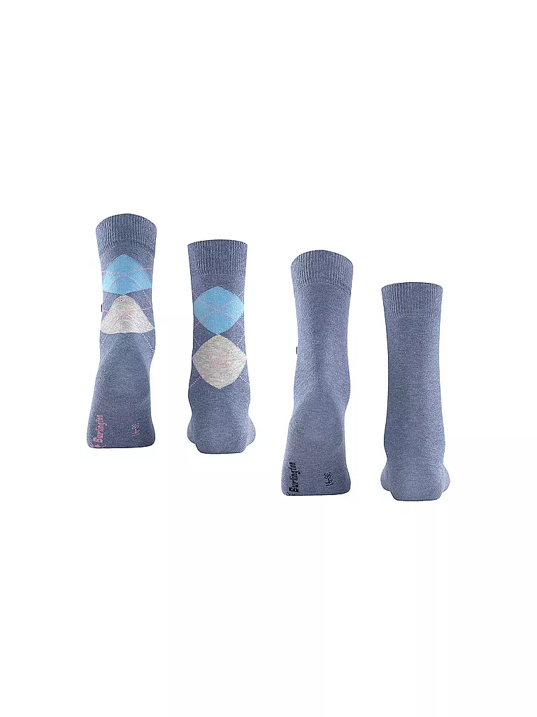 BURLINGTON | Damen Socken EVERYDAY 2-er Pkg 36-41 light denim | beige
