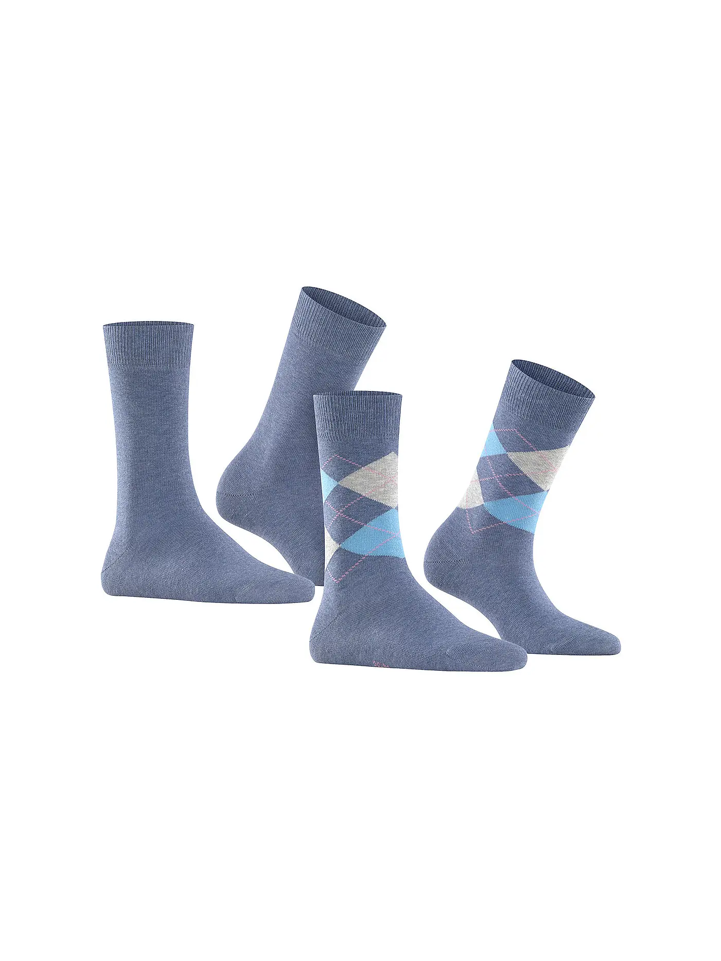 BURLINGTON | Damen Socken EVERYDAY 2-er Pkg 36-41 light denim | blau