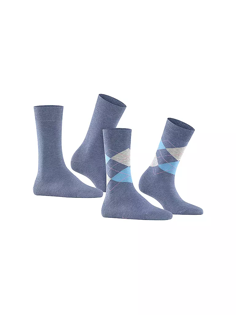 BURLINGTON | Damen Socken EVERYDAY 2-er Pkg 36-41 light denim | blau