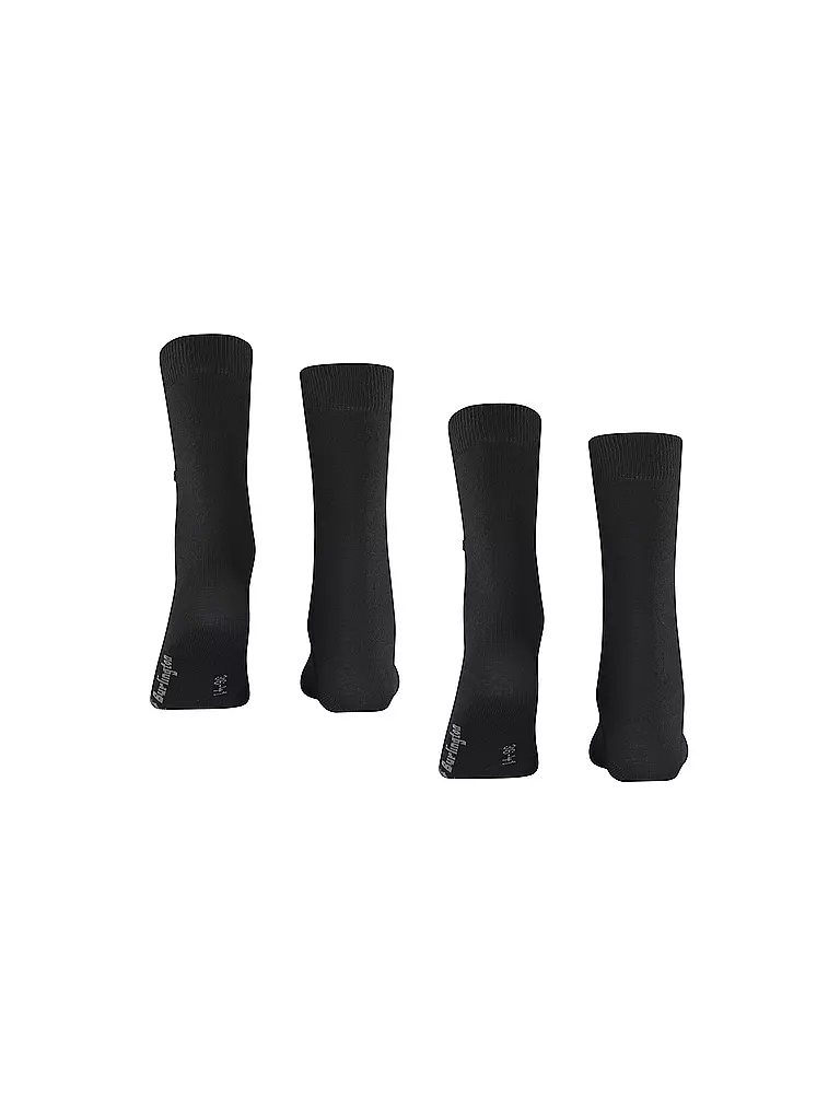 BURLINGTON | Damen Socken EVERYDAY 2-er Pkg. 36-41 black | schwarz