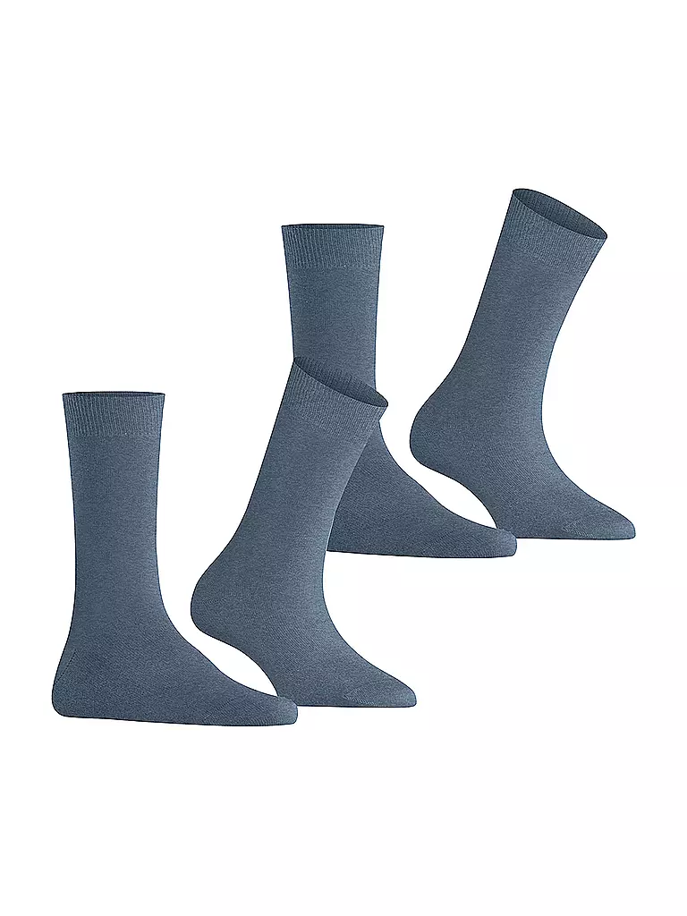 BURLINGTON | Damen Socken EVERYDAY 2-er Pkg. 36-41 light denim | blau