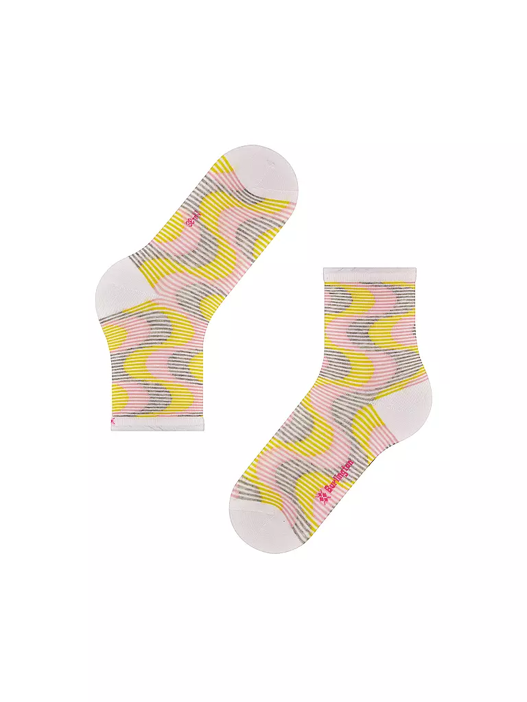 BURLINGTON | Damen Socken Frequency Stripe 36-41 Weiss | weiß