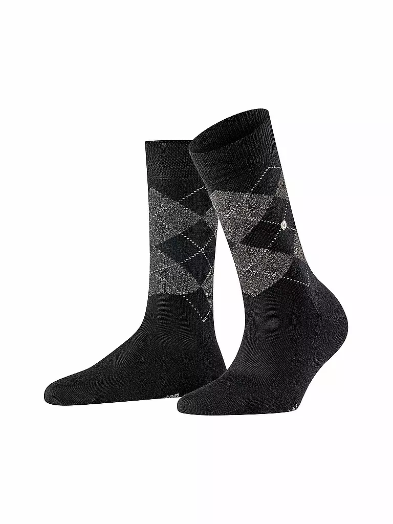 BURLINGTON | Damen Socken LUREX MARYLEBONE 36-41 black | schwarz