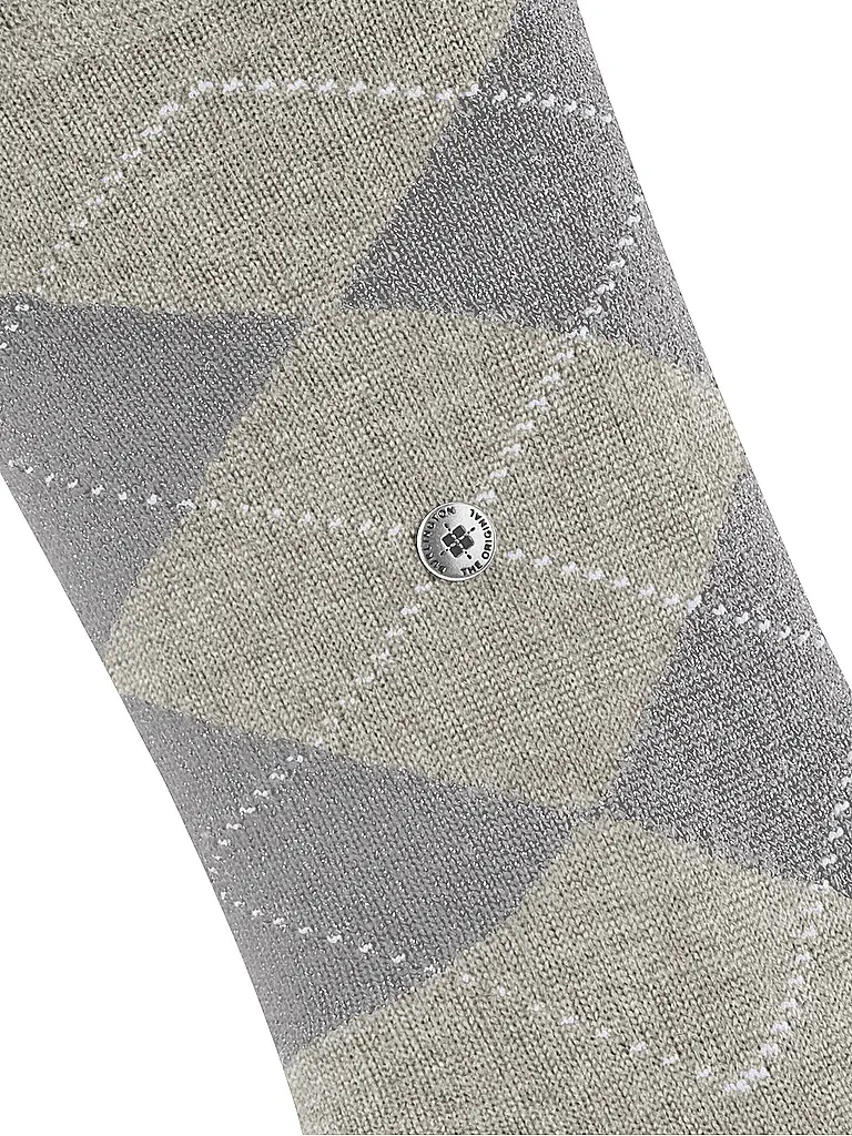 BURLINGTON | Damen Socken LUREX MARYLEBONE 36-41 light grey | hellgrau