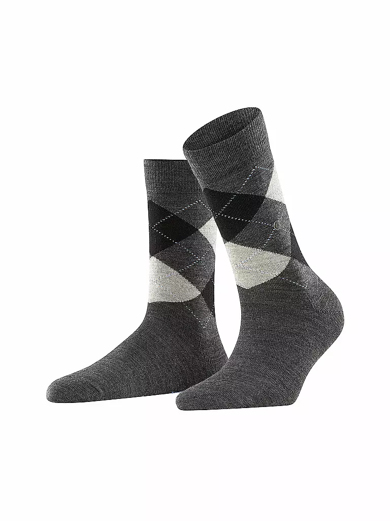 BURLINGTON | Damen Socken MARYLEBONE 36-41 anthra.mel | schwarz