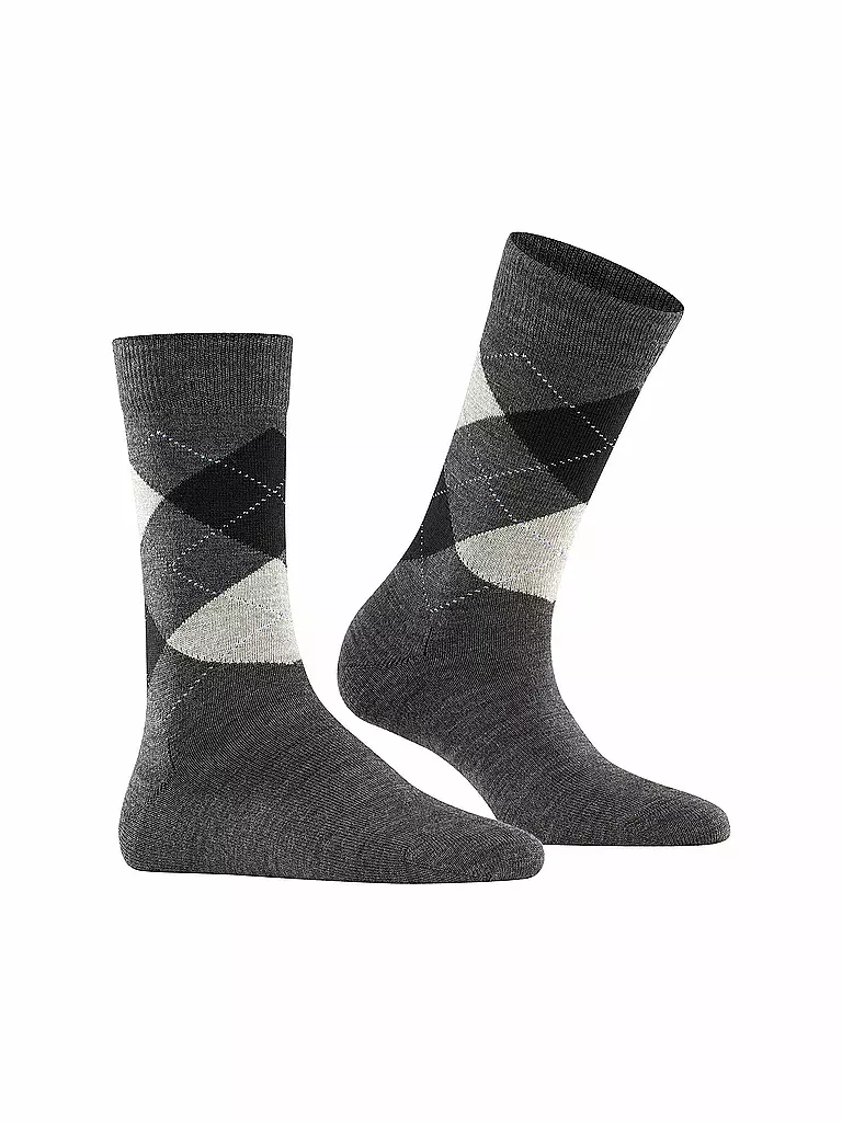 BURLINGTON | Damen Socken MARYLEBONE 36-41 anthra.mel | grau