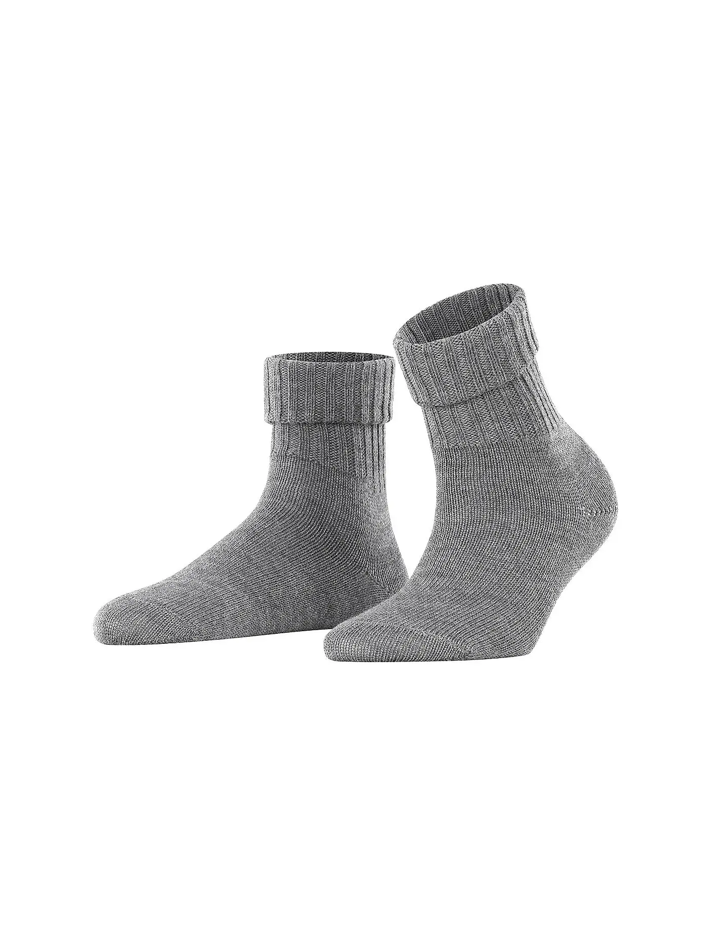 BURLINGTON | Damen Socken PLYMOUTH 36-41 dark brown | grau