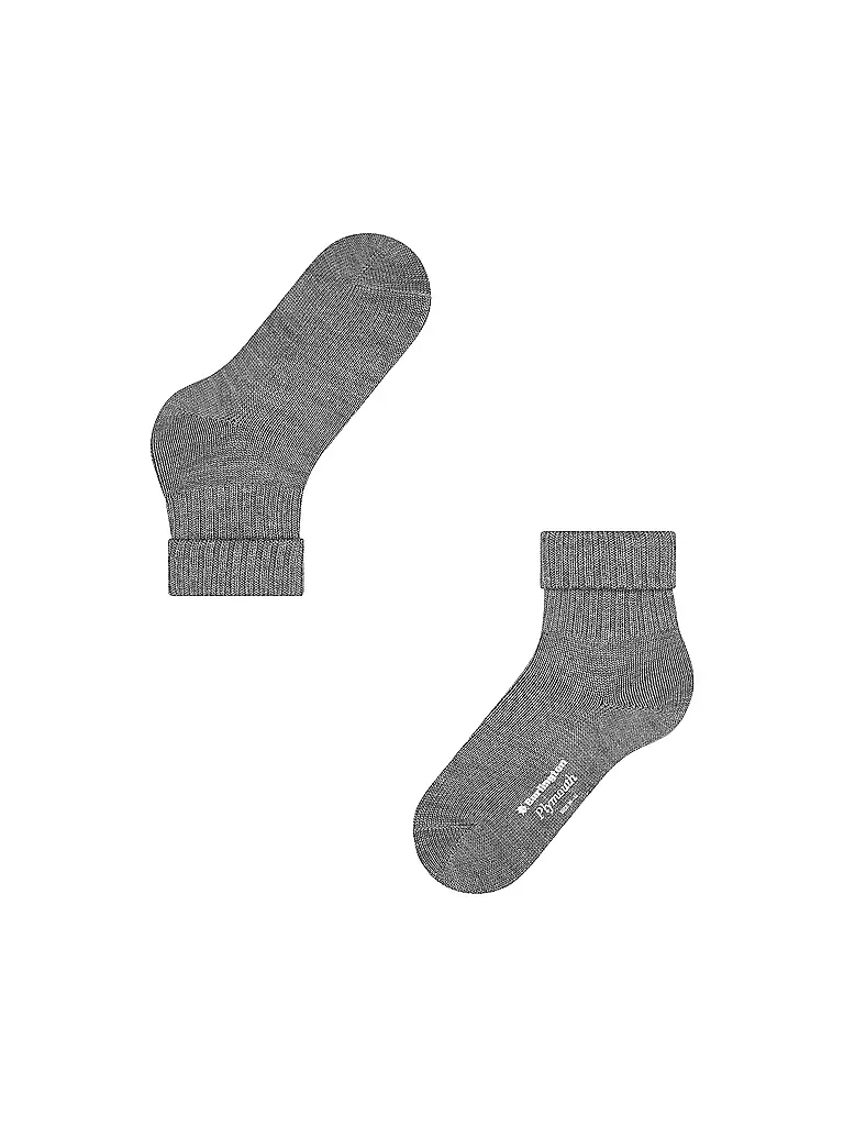 BURLINGTON | Damen Socken PLYMOUTH 36-41 dark grey | creme