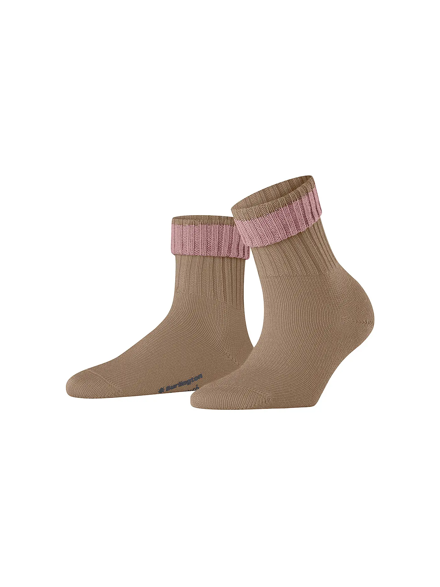 BURLINGTON | Damen Socken PLYMOUTH 36-41 dark brown | camel