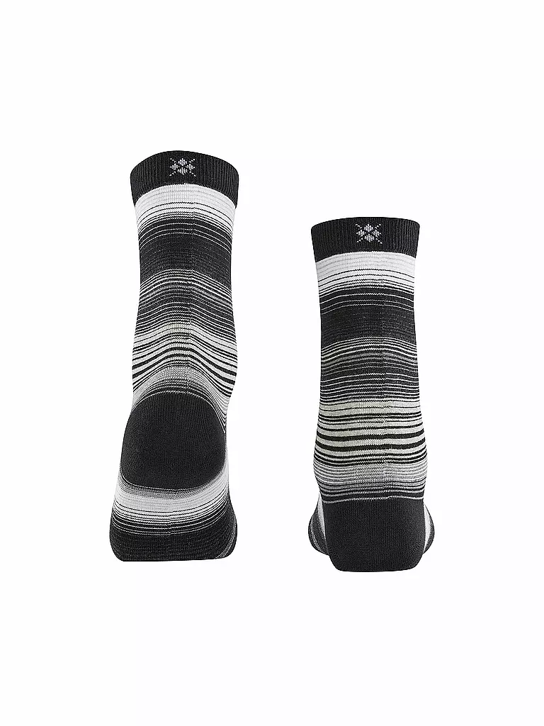 BURLINGTON | Damen Socken STRIPE 36-41  lblack | grau