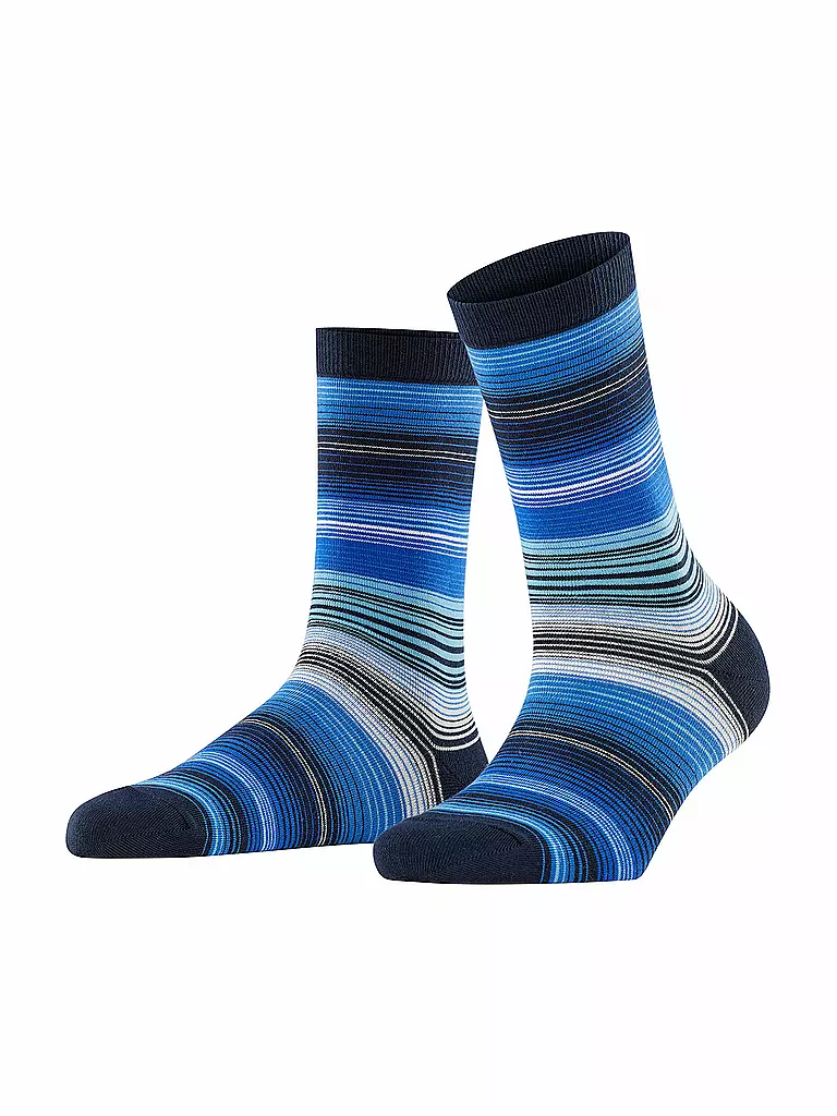 BURLINGTON | Damen Socken STRIPE 36-41 marine | blau