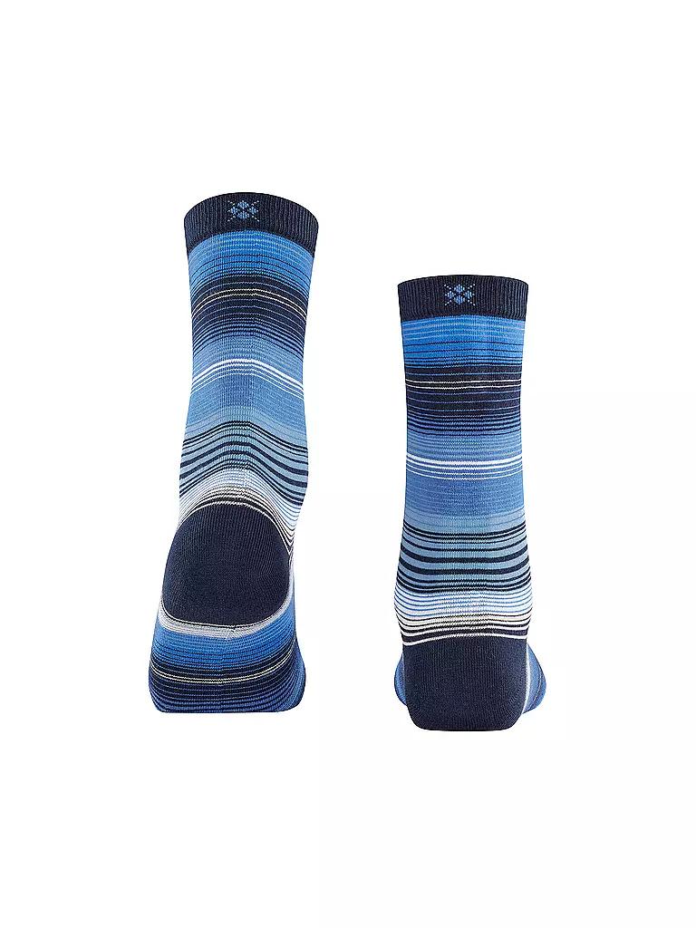 BURLINGTON | Damen Socken STRIPE 36-41 marine | schwarz