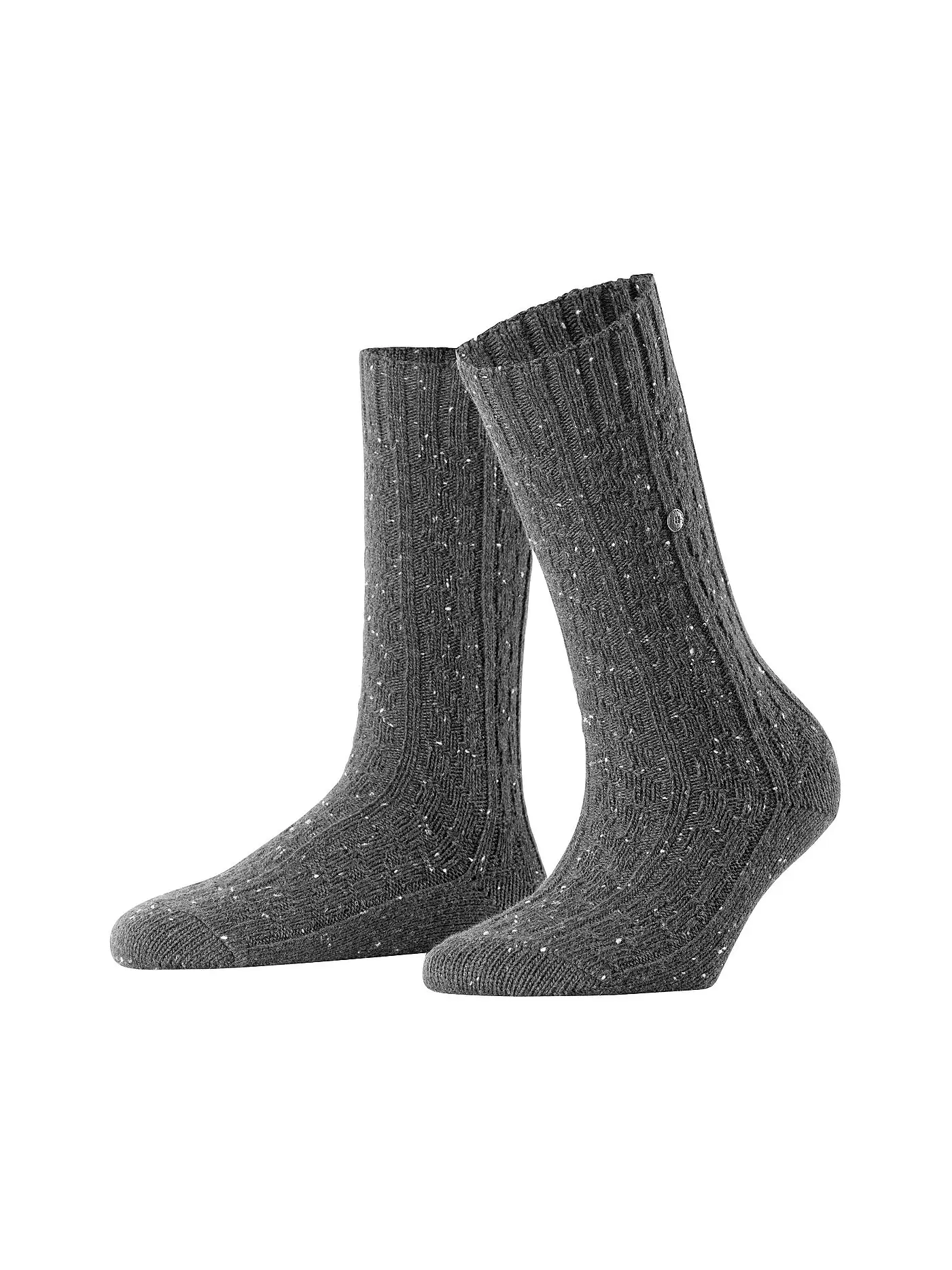 BURLINGTON | Damen Socken TWEED TALES 36-41 marine | grau