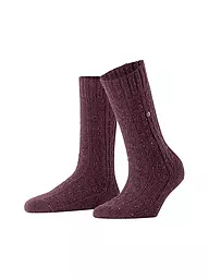 BURLINGTON | Damen Socken TWEED TALES 36-41 marine | dunkelrot