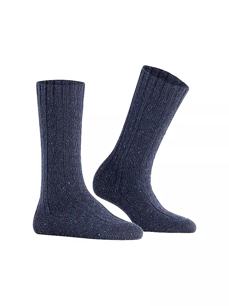 BURLINGTON | Damen Socken TWEED TALES 36-41 marine | blau