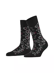 BURLINGTON | Damen Socken VELVET BLOOMS 36-41 marine | schwarz