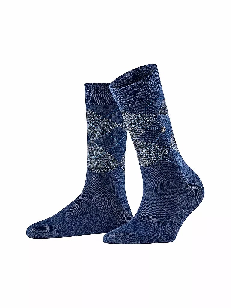 BURLINGTON | Damen-Socken " Lurex Marylebone " 36-41 | blau