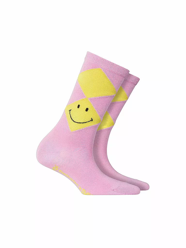 BURLINGTON | Damen-Socken "Smiley" 36-41 | rosa