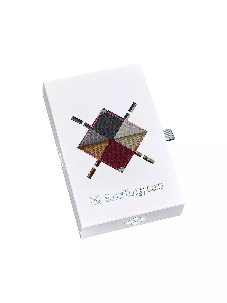 BURLINGTON | Geschenkbox Socken 2er Set 36-41 sortiment | dunkelrot