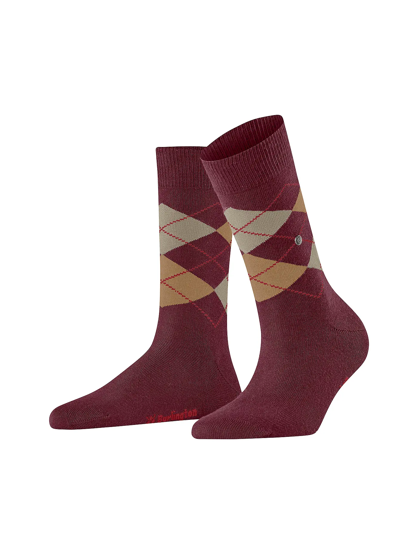 BURLINGTON | Geschenkbox Socken 2er Set 36-41 sortiment | dunkelrot