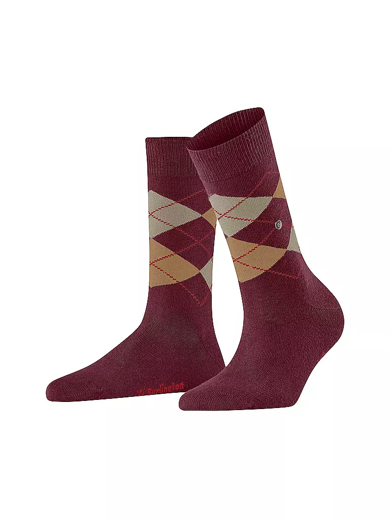 BURLINGTON | Geschenkbox Socken 2er Set 36-41 sortiment | dunkelrot