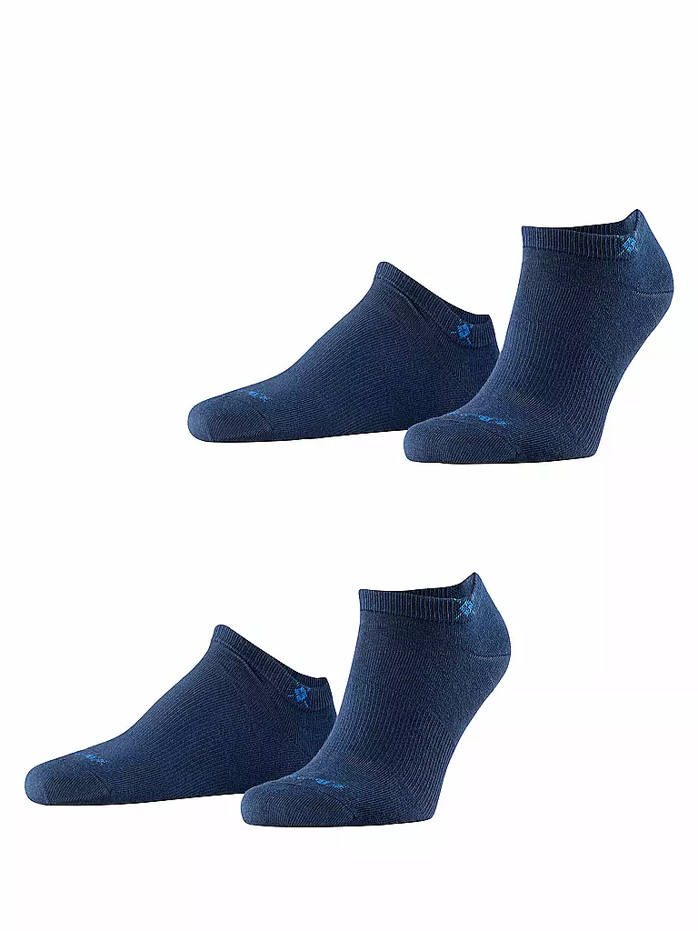 BURLINGTON | Herren Sneaker Socken EVERYDAY 2-er Pkg. 40-46 marine | blau