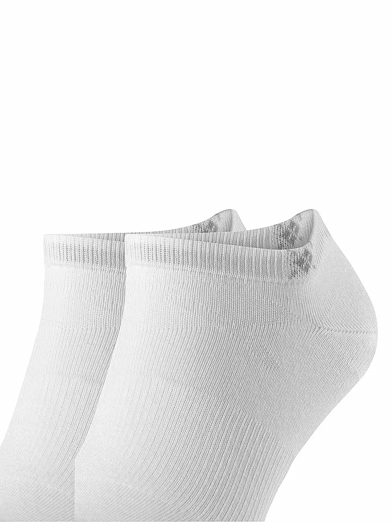 BURLINGTON | Herren Sneaker Socken EVERYDAY 2-er Pkg. 40-46 white | weiss