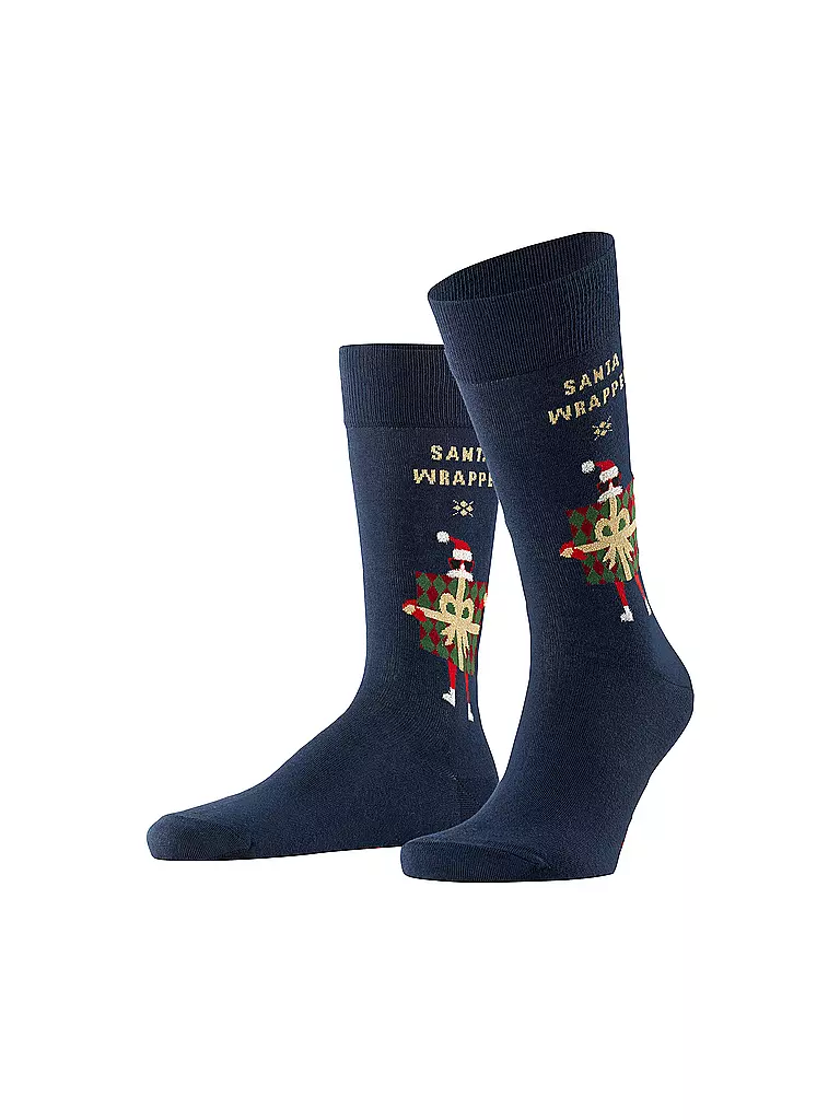 BURLINGTON | Herren Socken 2-er Pkg. X-MAS GIFT BOX 40-46 sortiment | dunkelblau