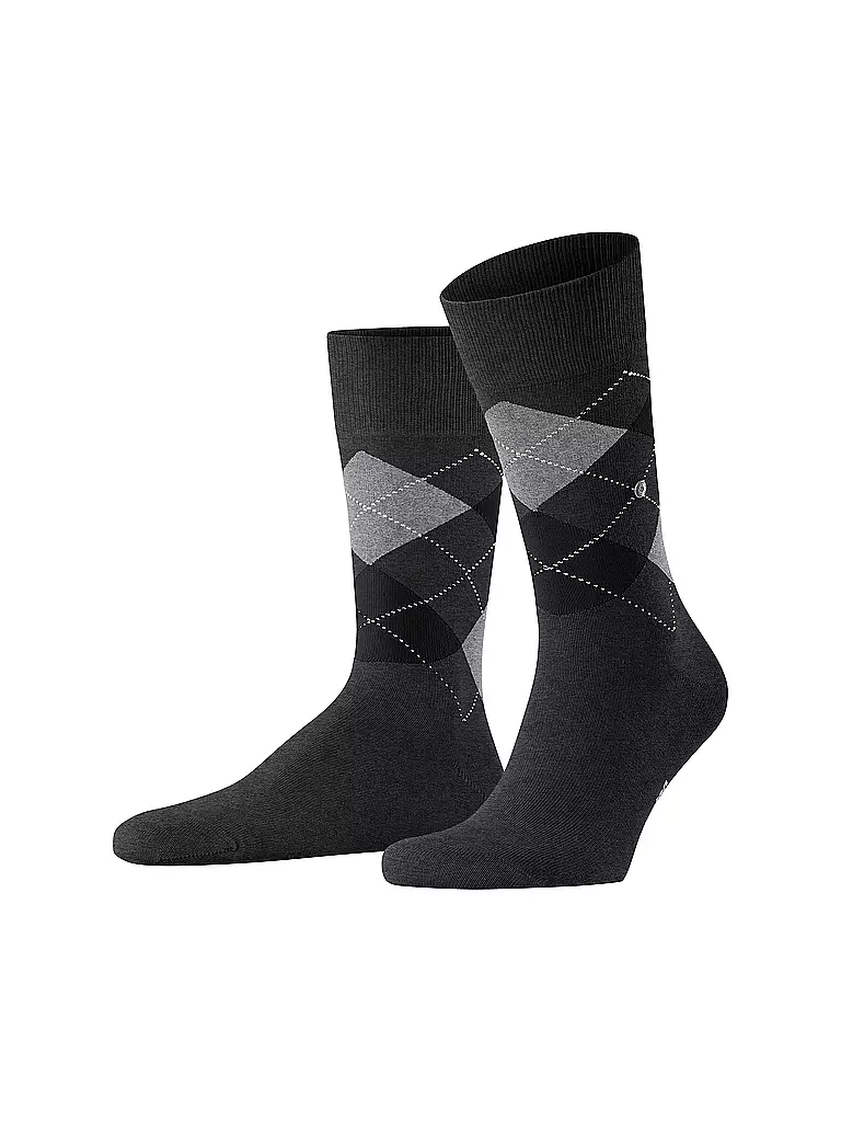 BURLINGTON | Herren Socken 3-er Pkg. BRITISH BOX 40-46 sortiment | schwarz