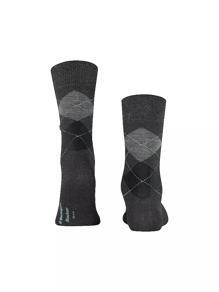 BURLINGTON | Herren Socken 40-46 MANCHESTER anthracite melange | grau