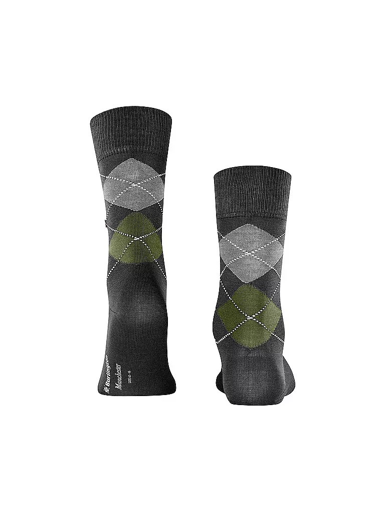 BURLINGTON | Herren Socken 40-46 MANCHESTER anthracite melange | grau
