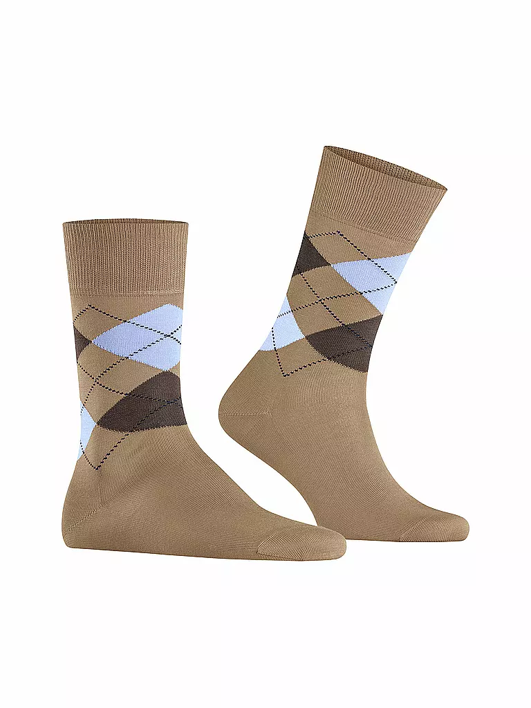 BURLINGTON | Herren Socken 40-46 MANCHESTER beige | hellgrau