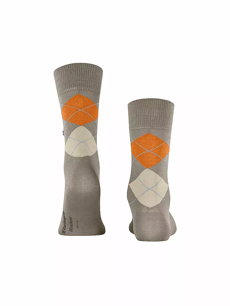 BURLINGTON | Herren Socken 40-46 MANCHESTER cognac | grau