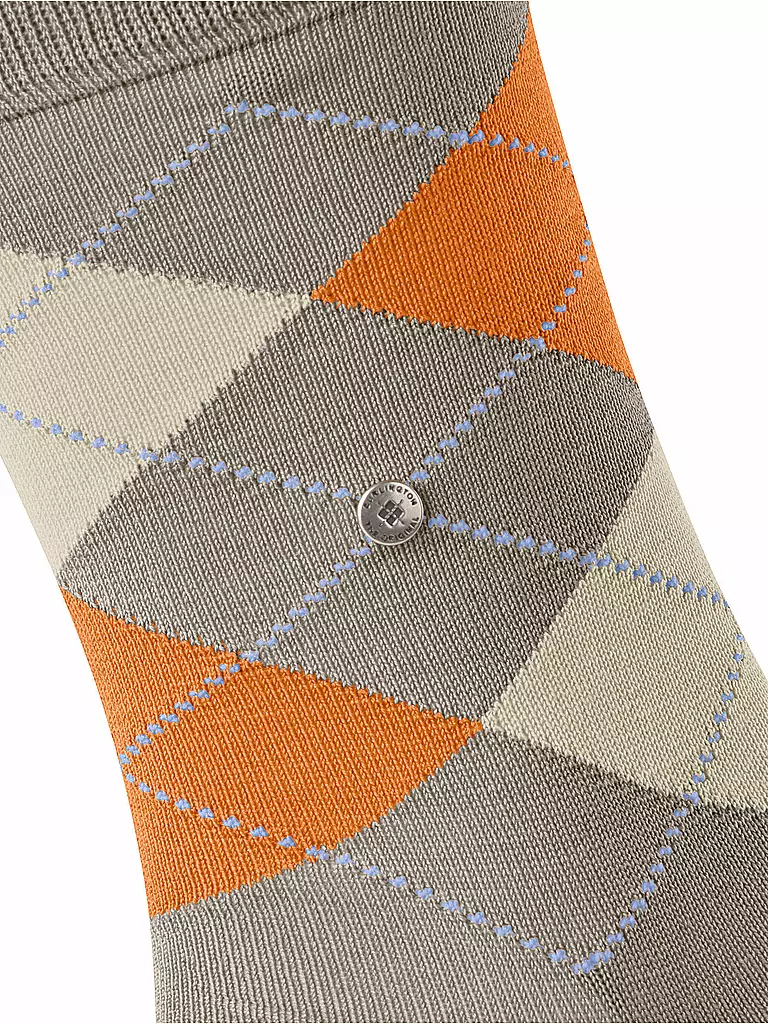 BURLINGTON | Herren Socken 40-46 MANCHESTER cognac | grau