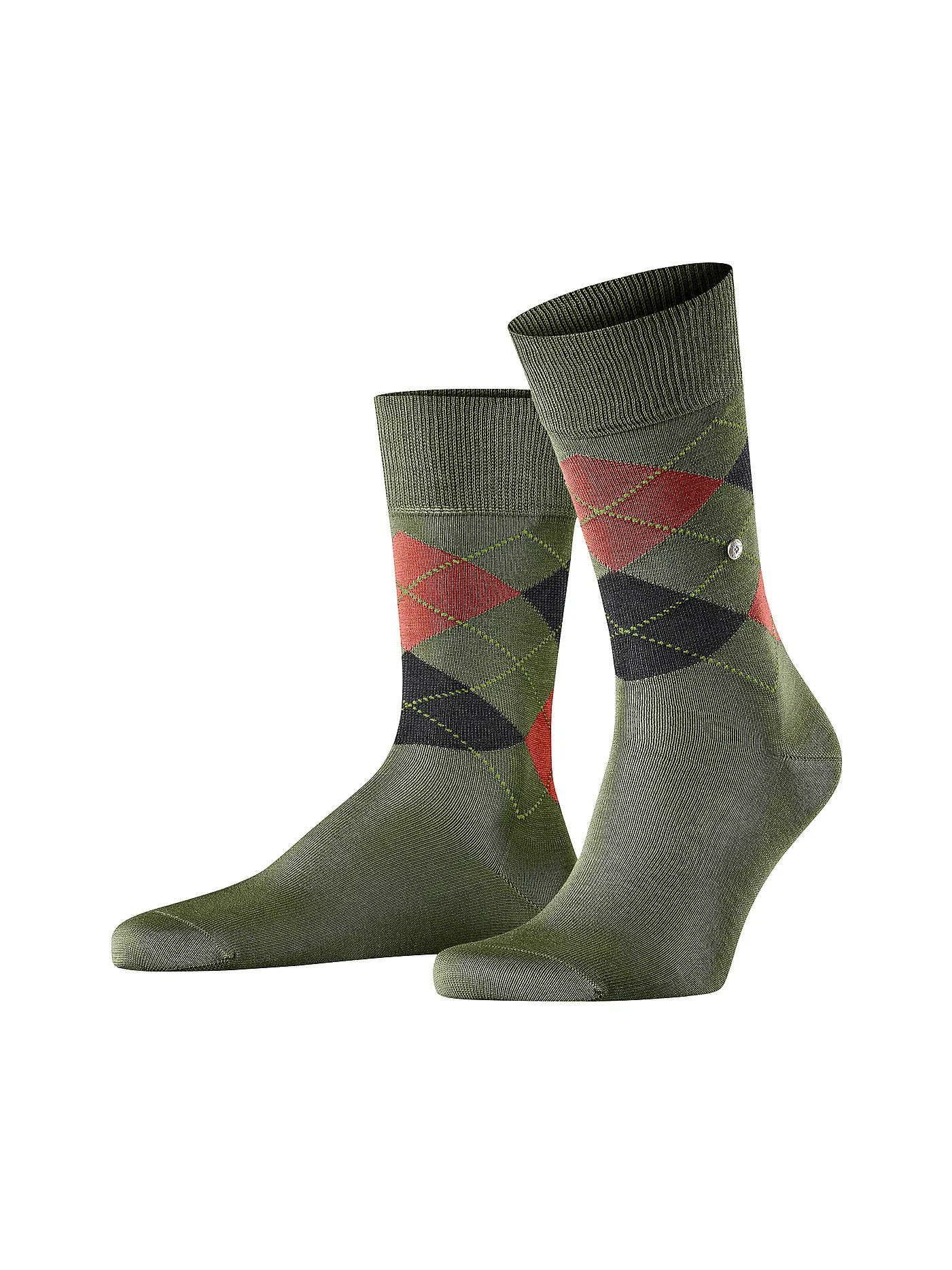 BURLINGTON | Herren Socken 40-46 MANCHESTER black | olive
