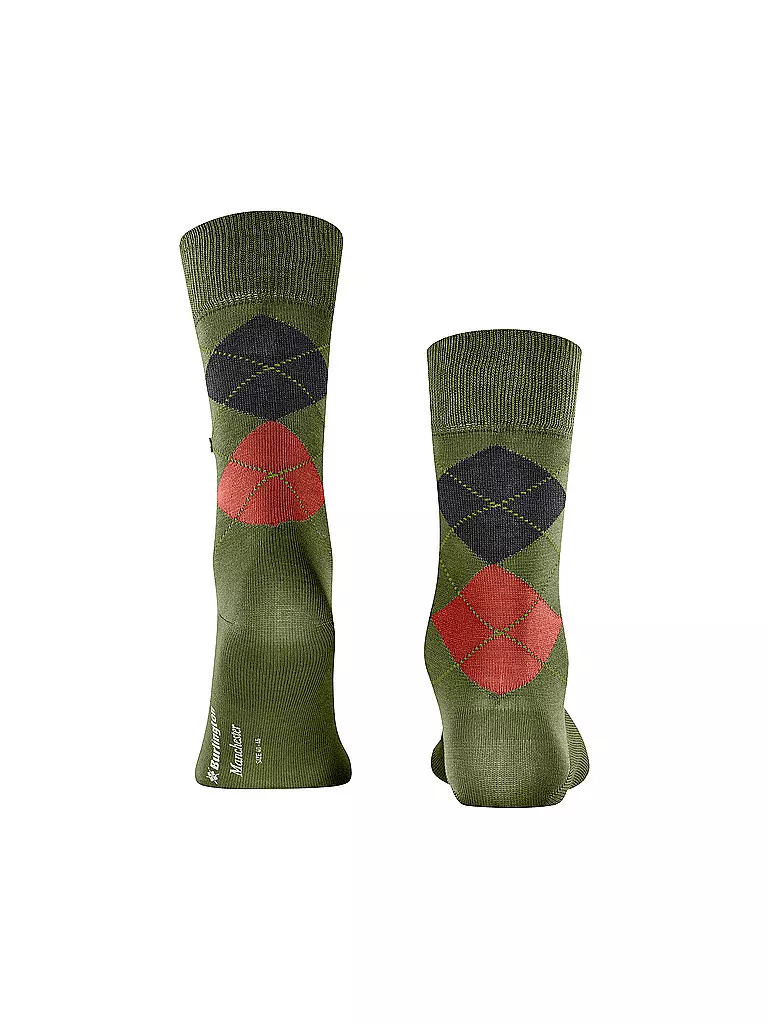 BURLINGTON | Herren Socken 40-46 MANCHESTER flourite | olive