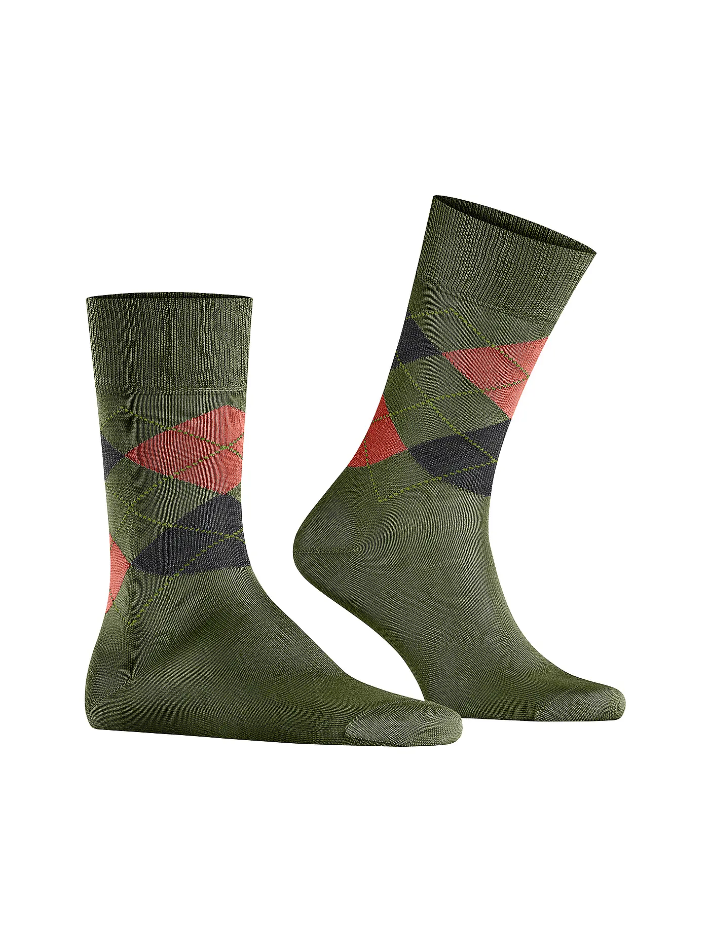 BURLINGTON | Herren Socken 40-46 MANCHESTER flourite | olive